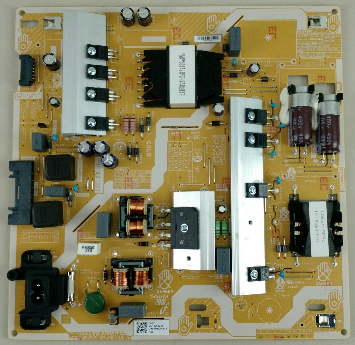 Samsung BN4400932B Power Board for UN49NU6300FXZA (FA01/UNU7300) TV 