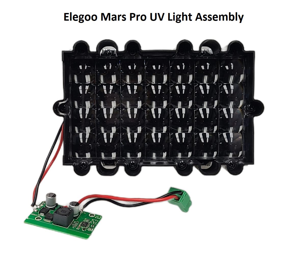 ELEGOO Mars Pro UV Light Assembly