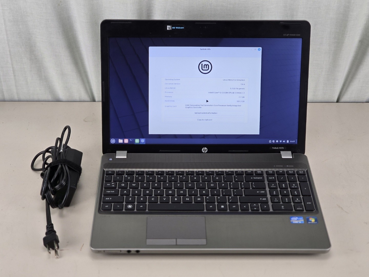 HP ProBook 4530s Laptop - Intel Core i3, 8GB RAM, 500GB HDD