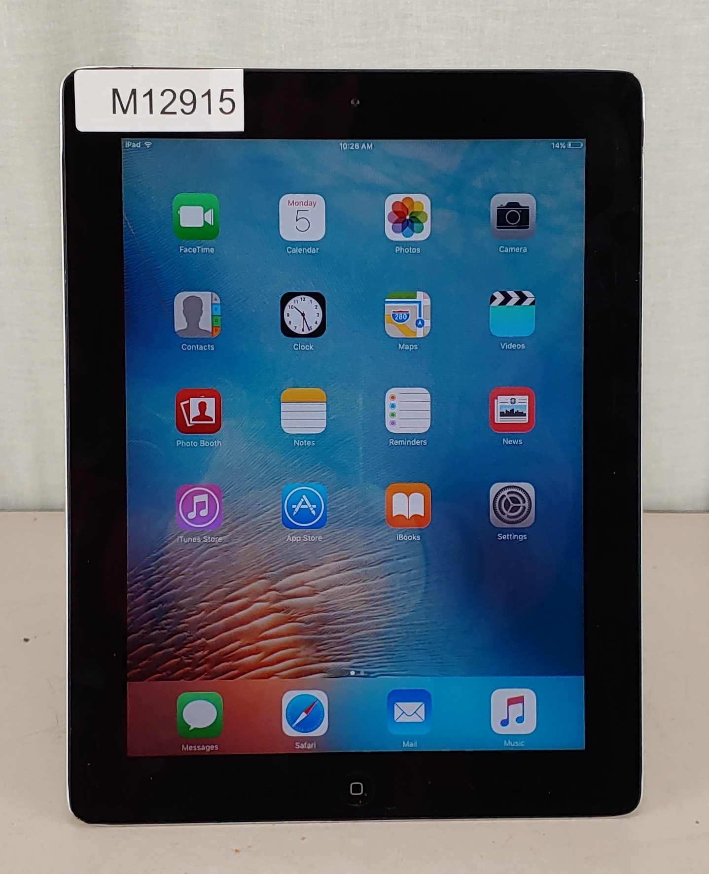 Apple iPad 2 A1395 MC960LL/A 16GB iOS 9.3.5