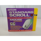 Vintage Mitsumi Standard Scroll 3 Button PS/2 Mouse New