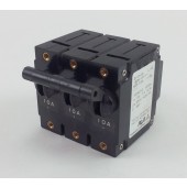 Sanken Airpax IEGH-111-1-62F-10A 3 Pole 10 amp Circuit Breaker