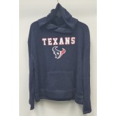 Houston Texans Women's Hooded Sweatshirt NFL Apparel Teen 